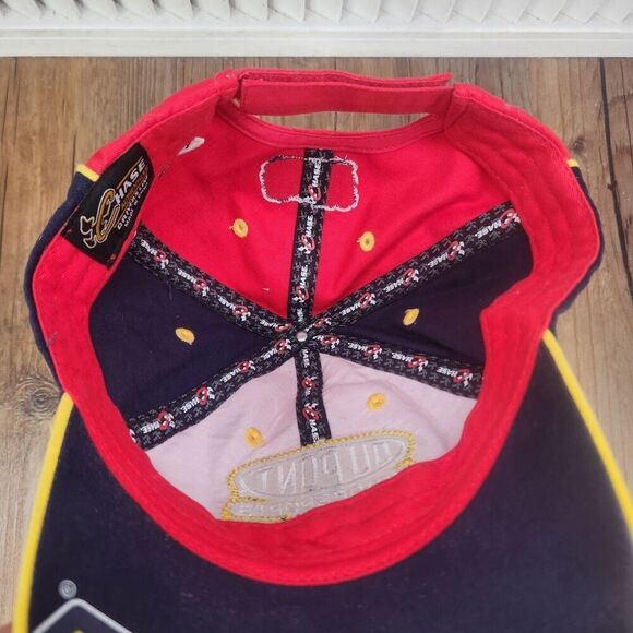 Du Pont Motorsports Jeff Gordon #24 Hendrick Strapback Hat Cap Racing Red NASCAR - Picture 9 of 10